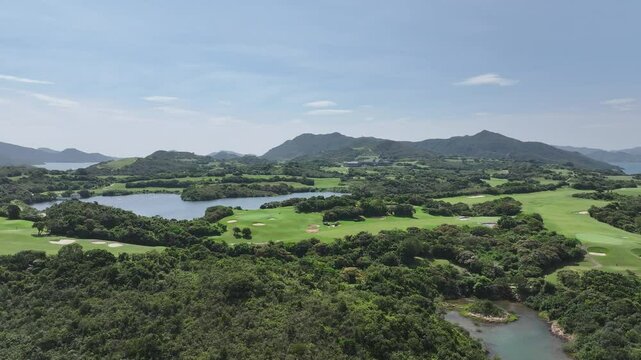 Experience Kau Sai Chau Public Golf Course in Hong Kong, featuring stunning sea views, 18-hole and a commitment to environmental conservation, making it the perfect destination for golf enthusiasts 