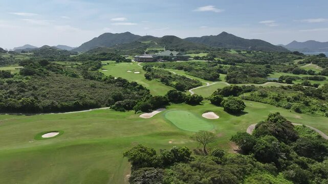 Experience Kau Sai Chau Public Golf Course in Hong Kong, featuring stunning sea views, 18-hole and a commitment to environmental conservation, making it the perfect destination for golf enthusiasts 