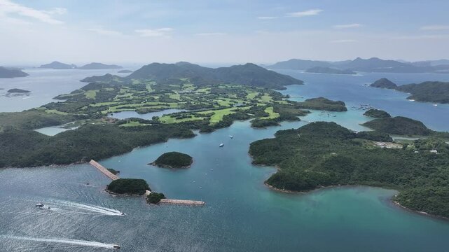 Experience Kau Sai Chau Public Golf Course in Hong Kong, featuring stunning sea views, 18-hole and a commitment to environmental conservation, making it the perfect destination for golf enthusiasts 