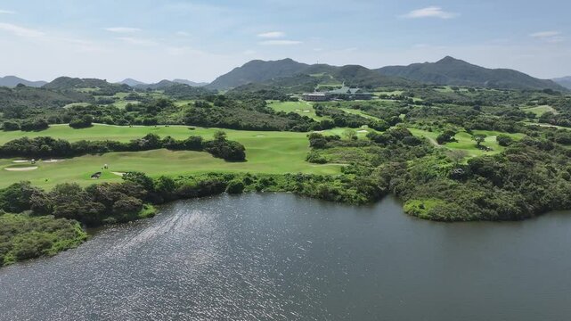 Experience Kau Sai Chau Public Golf Course in Hong Kong, featuring stunning sea views, 18-hole and a commitment to environmental conservation, making it the perfect destination for golf enthusiasts 