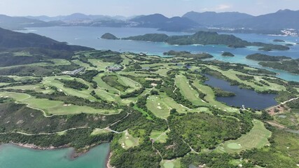 Experience Kau Sai Chau Public Golf Course in Hong Kong, featuring stunning sea views, 18-hole and a commitment to environmental conservation, making it the perfect destination for golf enthusiasts 
