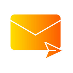 send mail gradient icon