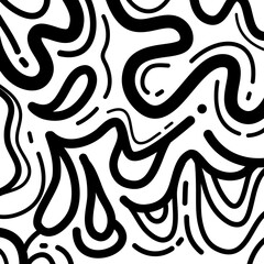 abstract seamless pattern with swirls