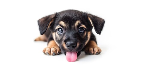 Obraz premium dachshund puppy isolated on white