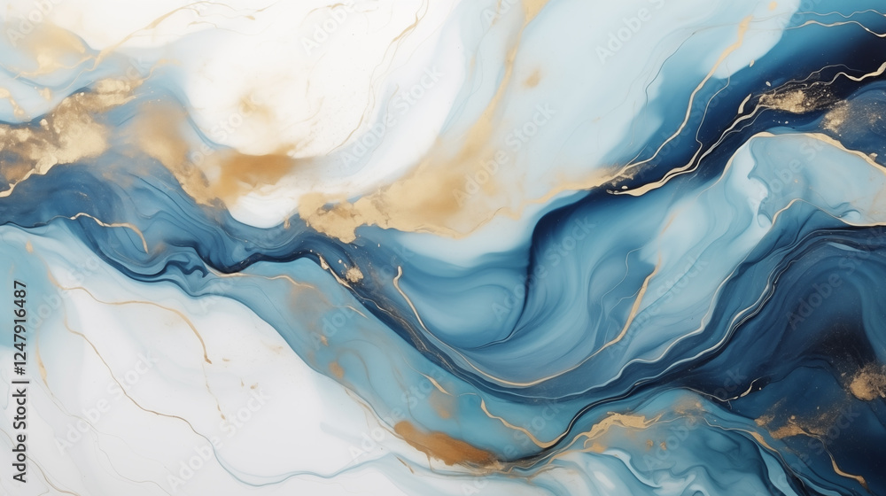 Poster marble effect background. fluid art texture. backdrop with abstract mixing paint effect. mixed paint