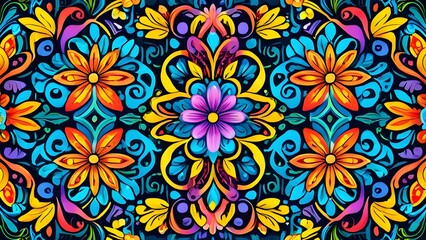 Floral decorative background   
