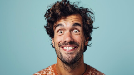 Proud: A raised chin, slight smile, and focused eyes convey pride and self-confidence, showcasing a moment of personal achievement or satisfaction.
