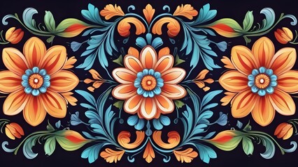 Floral decorative background   