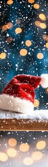 Christmas celebration decor festive home holiday content snowy environment close-up view joyful concept
