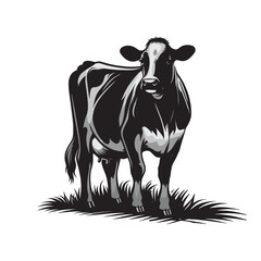 Dairy cow vector