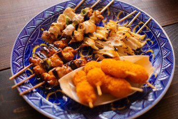 焼き鳥盛り合わせ
