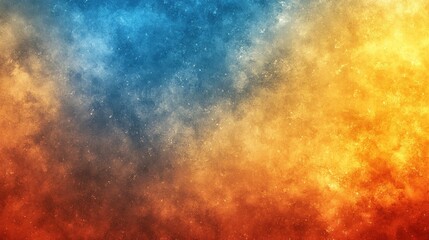 Fototapeta premium Abstract grunge background with vibrant hues of blue, yellow, and red