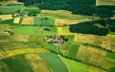 Small settlemens near Munich, Bavaria, Germany, Europe.