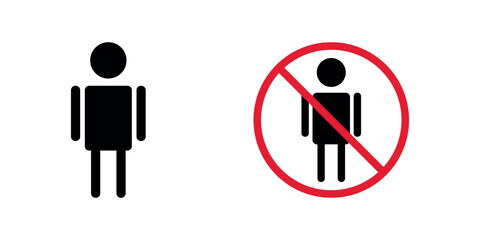 restroom sign vector, male and female bathroom icon, no entry restroom symbol, public toilet signage, gender neutral bathroom sign for facilities