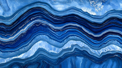 Obraz premium Abstract Blue Swirls Texture Background