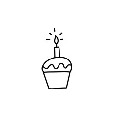 birthday party celebration doodle