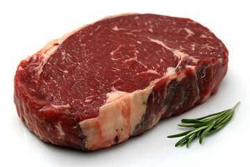 Fototapeta premium Steak,Rosemary,Raw meat,Ingredient,Western - style food,Meat,Gourmet