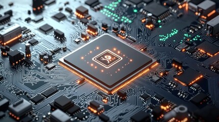 Visual Representation of Quantum Computer Technology and Components