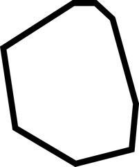 stones icon, flat pictures of nature stone. Premium structure of quality stone elements, isolated on transparent background, pebbled texture graphic designs, used for mobile apps, web page or ui