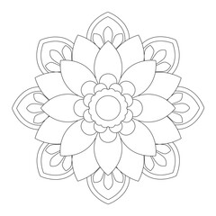 Mandala Coloring Page