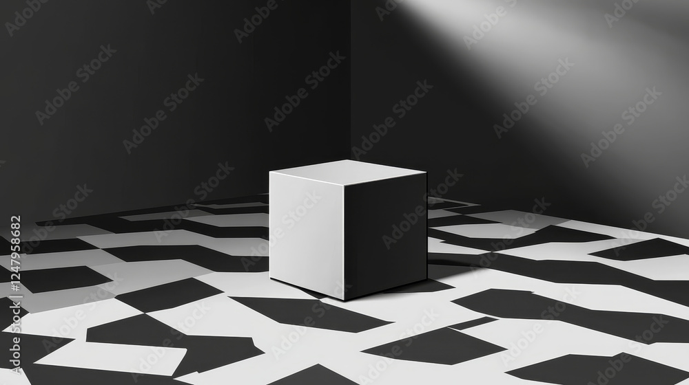 Aufkleber square rectangle box shadow effects, realistic overlay and vector transparent shadow. object shades,