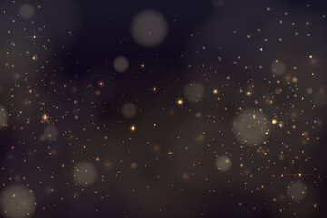 golden particles bokeh background2