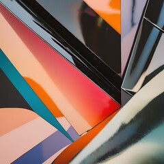 black metallic detail against abstraction background