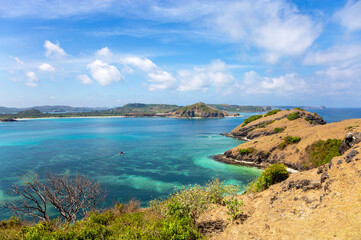 Tanjung Aan Beach, Island Lombok, Indonesia, Southeast Asia.