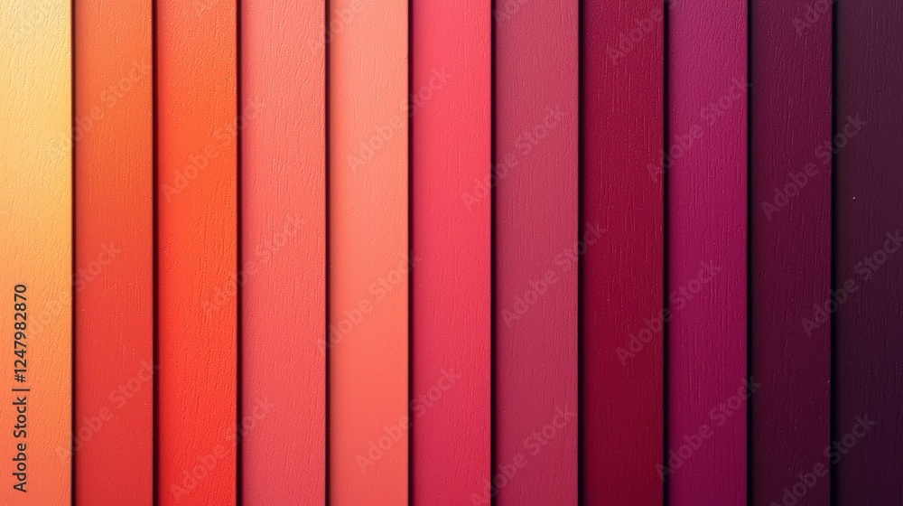 Poster abstract warm to cool color gradient background