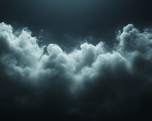 Fototapeta premium Dramatic storm clouds night sky