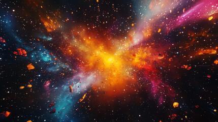 Naklejka premium Meteor shower banner with falling fireballs on background of starry sky. Vector landing page of asteroid rain with cartoon illustration of flying meteorites with fire