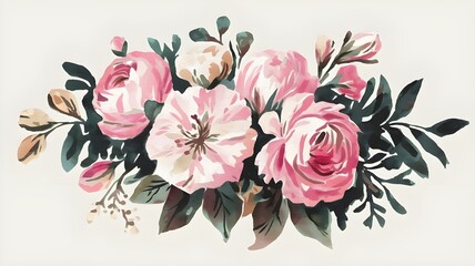 Fototapeta premium abstract floral background