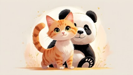 Fototapeta premium cute wallpaper design