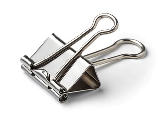 binder clip isolated on a white background
