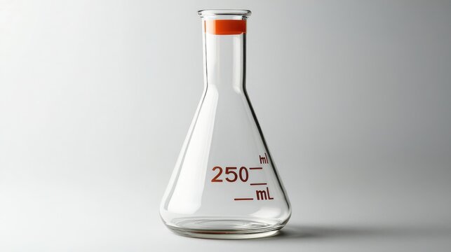 Glass Erlenmeyer Flask with 250ml Capacity