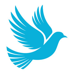 Obraz premium Bird logo design vector illustration. Minimalist and modern bird silhouette with sleek lines, symbolizing freedom and elegance. Perfect for branding, business, and creative logos.
