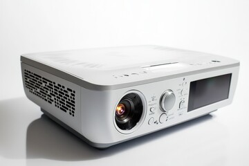 Obraz premium Explore the capabilities of the modern high-definition multimedia projector.