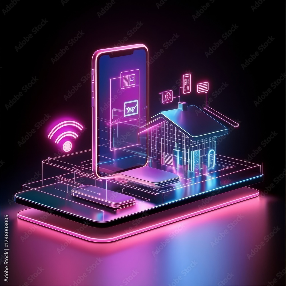Poster how mobile devices enhance smart home automation