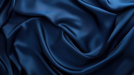 Fototapeta premium a deep blue background with a subtle fabric texture