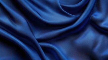 Obraz premium a deep blue background with a subtle fabric texture