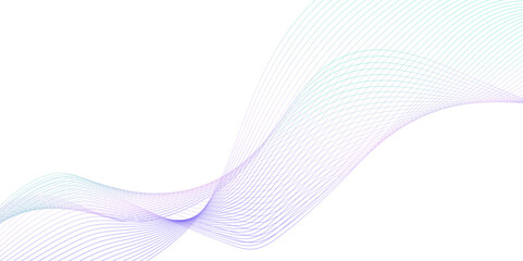 Technology, data science, geometric wave lines, smooth element swoosh speed wave line patterns with gradient colors, modern technological dynamic abstract geometric shapes of blend wave lines.