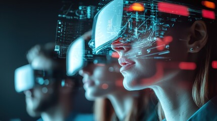 Innovative Use of Virtual Reality Technology in Modern Business Environments with Engaged Participants