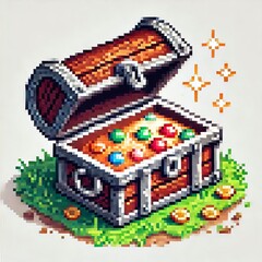 Naklejka premium Fantasy Game Treasure