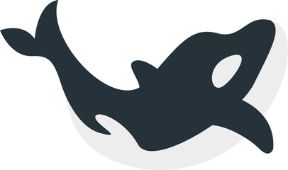 Cute Whale Illustration Element Set