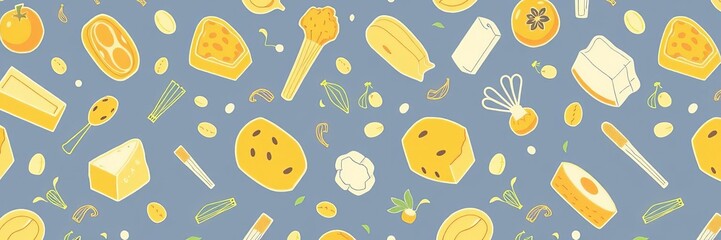 Realistic vector cheese background texture for food packaging design, texture, decor, vector