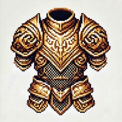 Obraz premium Royal Knight’s Golden Armor