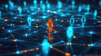 Digital Network of Interconnected People