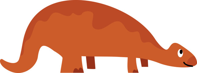 Cute Baby Dinosaur Illustration Element