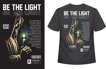 Christian bible verse t shirt design illustration vector