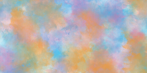 Soft and vibrant watercolor background blending delicate hues, abstract textures, artistic brushstrokes, dreamy gradients, perfect for creative projects, digital designs, print media, and artistic.